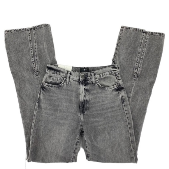 7 For All Mankind Easy Boot with Center Back Split - Picture 1 of 9